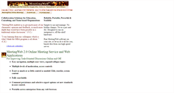 Desktop Screenshot of meetingweb.com