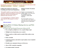 Tablet Screenshot of meetingweb.com